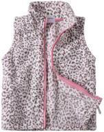 🧥 mud kingdom girls' lightweight zip leopard toddler fleece jacket - optimized for seo logo