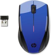 hp x3000 wireless mouse - cobalt blue (n4g63aa#aba) logo