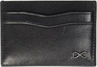 trafalgar leather traveler passcase wallet - men's wallet with card cases and money organizers logo