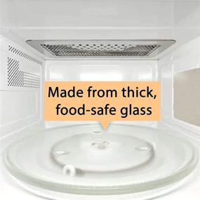 img 1 attached to 🍽️ Universal-Fit 9.6'' Microwave Glass Plate: Replacement Tray for Magic Chef, LG, Samsung, Kenmore, Hotpoint, Panasonic, GE, Westinghouse – Dishwasher Safe