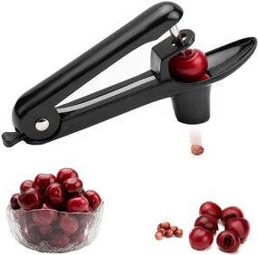 img 4 attached to 🍒 Complete Your Kitchen with Ordekcity Cherry Pitter Tool Cherry Remover-Black: Fast and Mess-Free Cherry Pit Removal