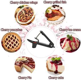 img 3 attached to 🍒 Complete Your Kitchen with Ordekcity Cherry Pitter Tool Cherry Remover-Black: Fast and Mess-Free Cherry Pit Removal