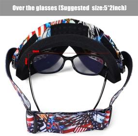 img 1 attached to 🏍️ Durable Motocycle ATV Goggles: Anti-Scratch, OTG, Protective for Youth Dirtbike Riding Off-Road