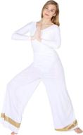 🩳 danzcue women's palazzo praise dance pant логотип