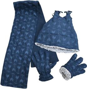 img 1 attached to Stylish Layered Variegated Stripes Boys' Accessories for Cold Weather