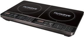 img 1 attached to 🔥 Enhanced NuWave Precision Induction Cooktop Double 1800-watt: Unleash Fast, Safe, and Powerful Induction Cooking Technology with Advanced Cooking Functions