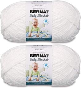img 1 attached to Bernat Blanket 2 Pack White 161104 4005
