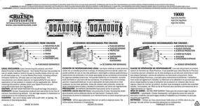 img 1 attached to 🖤 Рамка для номерного знака "Черный и белый Ангел и Дьявол" от Cruiser Accessories 19000