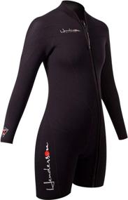 img 2 attached to Henderson Thermoprene 3mm Women's Front Zip Long Sleeve Jacket