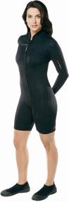 img 4 attached to Henderson Thermoprene 3mm Women's Front Zip Long Sleeve Jacket