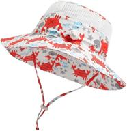 jastore kids boys girls upf50+ safari sun hat with breathable bucket design - perfect summer play hat logo