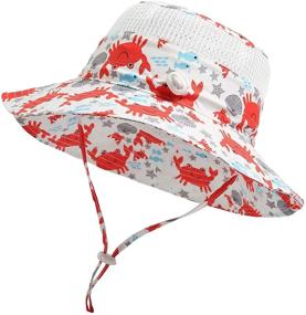 img 3 attached to Jastore Kids Boys Girls UPF50+ Safari Sun Hat with Breathable Bucket Design - Perfect Summer Play Hat