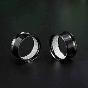 img 3 attached to 🔌 Cooear Upgrade Eyelet Tunnels and Plugs: Premium Flesh Ear Gauges Earrings Piercing Set | Sizes 6mm to 25mm