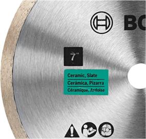 img 1 attached to 🔪 BOSCH DB743S 7-Inch Continuous Rim Diamond Blade: Superior Cutting Performance for Precision Work