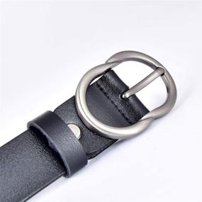 img 1 attached to Women Leather Dresses Ladies Buckle Women's Accessories
