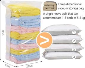 img 3 attached to Storage 24X32X13Inch Three Dimensional Comforters Blankets