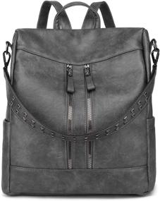 img 3 attached to Fashion Backpack Purses Anti Theft Travel Women's Handbags & Wallets in Fashion Backpacks