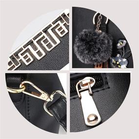 img 1 attached to ELDA Leather Embroidery Shoulder Handbags and Wallets for Women – High-Quality, Stylish Accessories