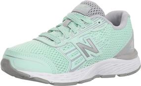 img 4 attached to 👟 Stylish and Supportive: New Balance Running Azalea Little Girls' Shoes