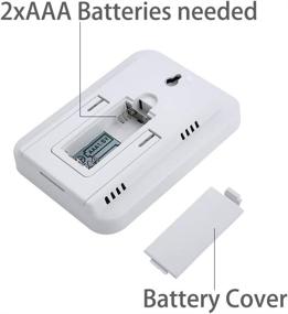 img 1 attached to 🌡️ JEOYKUDAN Digital Hygrometer Indoor Thermometer & Humidity Meter with LCD Backlight for Care, Bedrooms, Baby Room