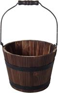 🏺 enhance home decor with cheung's fp-3767 decorative accent wooden bucket – handle included логотип