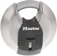🔒 master lock m40xkad magnum heavy duty stainless steel discus padlock with key, silver: unparalleled security for your valuables logo