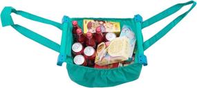 img 2 attached to 🛍️ Reusable Grab Grocery Shopping Tote Trio by Handy Sandy: Universal Cart Bag Set with Grocery Organizer