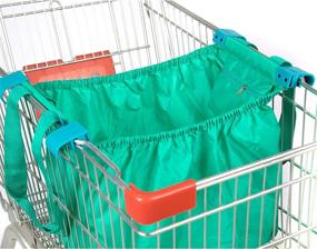 img 3 attached to 🛍️ Reusable Grab Grocery Shopping Tote Trio by Handy Sandy: Universal Cart Bag Set with Grocery Organizer