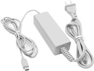 🔌 nintendo wii u gamepad charger - ac power adapter charger for wii u remote controller logo