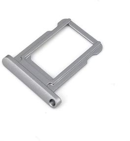img 2 attached to 📱 Grey E-repair SIM Card Tray Holder Slot Replacement for 9.7-Inch iPad Pro