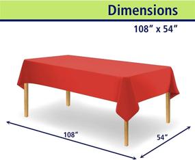 img 2 attached to Party Dimensions Plastic Tablecloth Rectangle