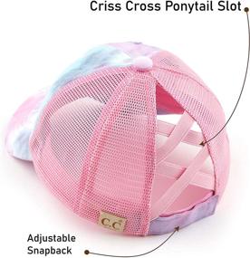 img 2 attached to C C Criss Cross Ponytail Baseball KIDS BT 791 Outdoor Recreation