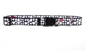 img 1 attached to Crazy Hearts Dog Collar: Stylish & Playful Accessories for your Furry Friend