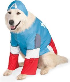 img 4 attached to 🐶 Captain America Pet Costume from Marvel Universe