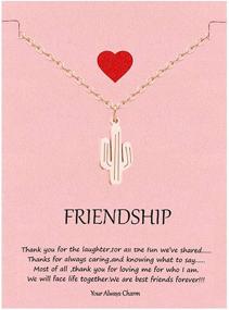 img 4 attached to Your Always Charm Necklace Friendship