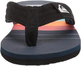 img 3 attached to 👣 Детские сандалии Quiksilver Molokai Layback Flip Flop Yellow: прочная и стильная обувь