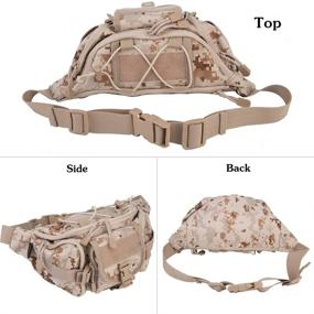 img 1 attached to Explore the OLEADER Tactical Waist Pack: The Ultimate Tool Organizer for Outdoor Adventures