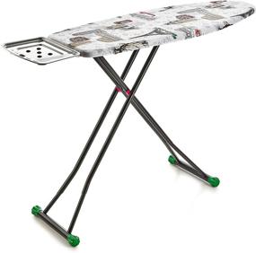 img 1 attached to Perilla Liana 4-Leg Heavy Duty Ironing Board with Heat-Resistant Cover