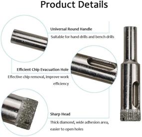 img 4 attached to Diamond Coated Ceramic Drilling Bit 6mm-50mm