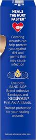 img 1 attached to 🤕 Band-Aid Dhesvie Bandages Flexible Fabric, Extra Large, 10 Count - Ultimate Wound Protection for Larger Injuries