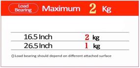 img 2 attached to 🔧 Wellgoods 1 Piece Adjustable Spring Curtain Tension Rod - Perfect for Cupboards, Bathrooms, Windows, and Closets - Extendable from 15.7 to 27.5 Inches