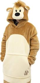 img 2 attached to 🧥 Plushible Oversized Hoodie Blanket Sweatshirt: Stay Cozy and Snug in Ultimate Comfort