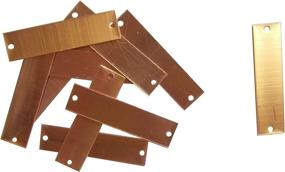 img 1 attached to RMP Stamping Blanks Rectangle Copper Beading & Jewelry Making and Metal Stamping Tools