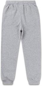 img 3 attached to 👖 DEESPACE Athletic Sweatpants: Trendy Drawstring Pants for Girls’ Clothing, Ages 3-12, in Pants & Capris