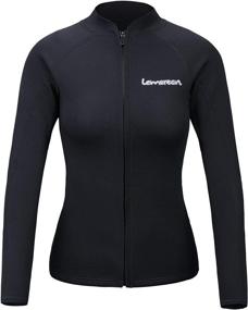 img 3 attached to Lemorecn Womens Wetsuits Neoprene 2098Black14
