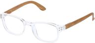 enhance your style with peepers by peeperspecs sticks & stones oval reading glasses logo