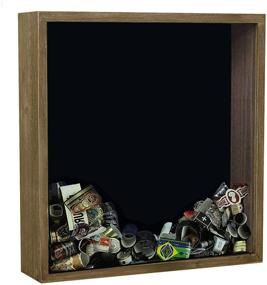 img 3 attached to 🖼️ Versatile and Easy-to-Use Blank Top Loading Shadow Box for Scrapbooking and Displaying Keepsakes: Wine Corks, Beer Caps, Ticket Stubs and More!