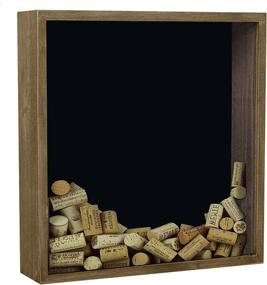 img 2 attached to 🖼️ Versatile and Easy-to-Use Blank Top Loading Shadow Box for Scrapbooking and Displaying Keepsakes: Wine Corks, Beer Caps, Ticket Stubs and More!