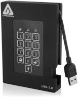 🔐 secure your data with apricorn 1tb aegis fortress fips 140-2 level 2 validated 256-bit encrypted usb 3 external ssd logo