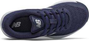 img 1 attached to Stylish and Supportive: New Balance 996V4 Athletic Tennis Shoes for Medium Girls